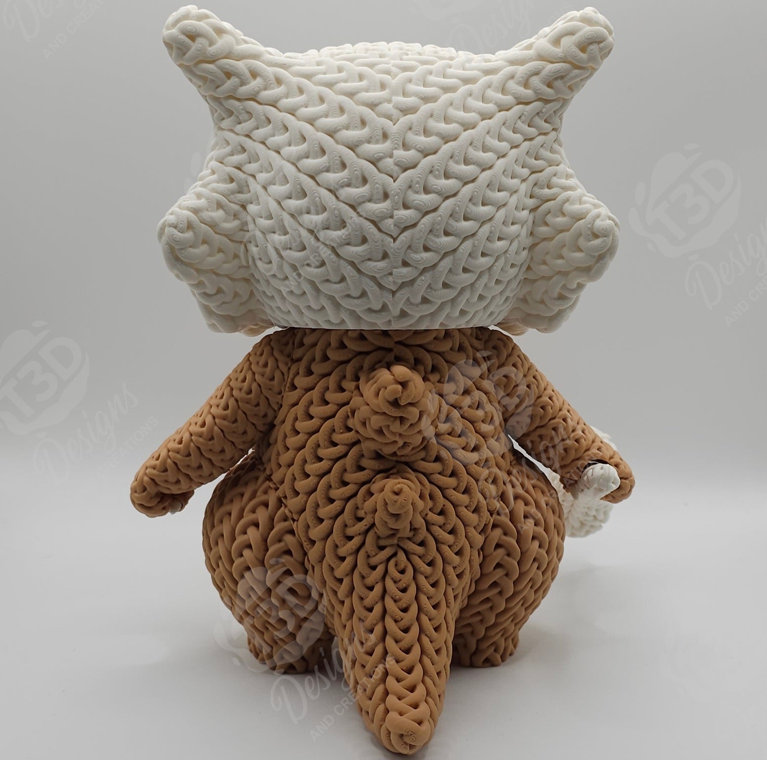 Cubone Knitted Design Figure