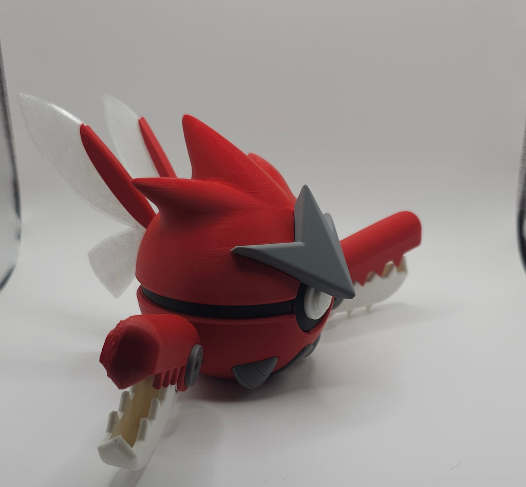 Pokemon Character Design- 3D Printed Pokeball- Mega Scizor- Unique Display Collectible