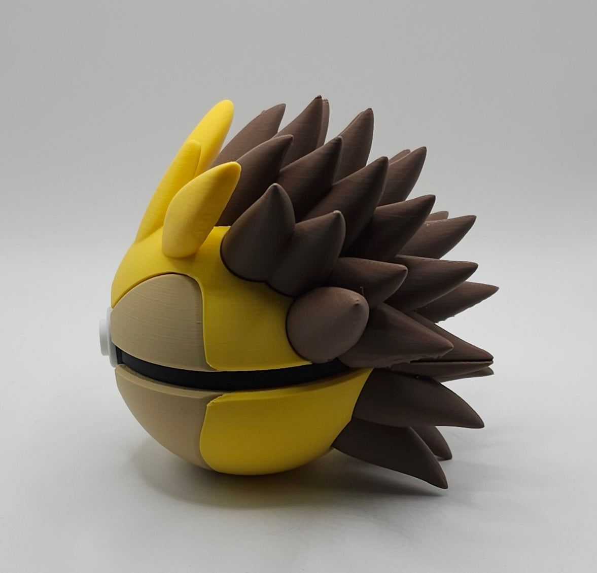 Pokemon Character Design - 3D Printed Pokeball - Sandslash - Unique Display Collectible