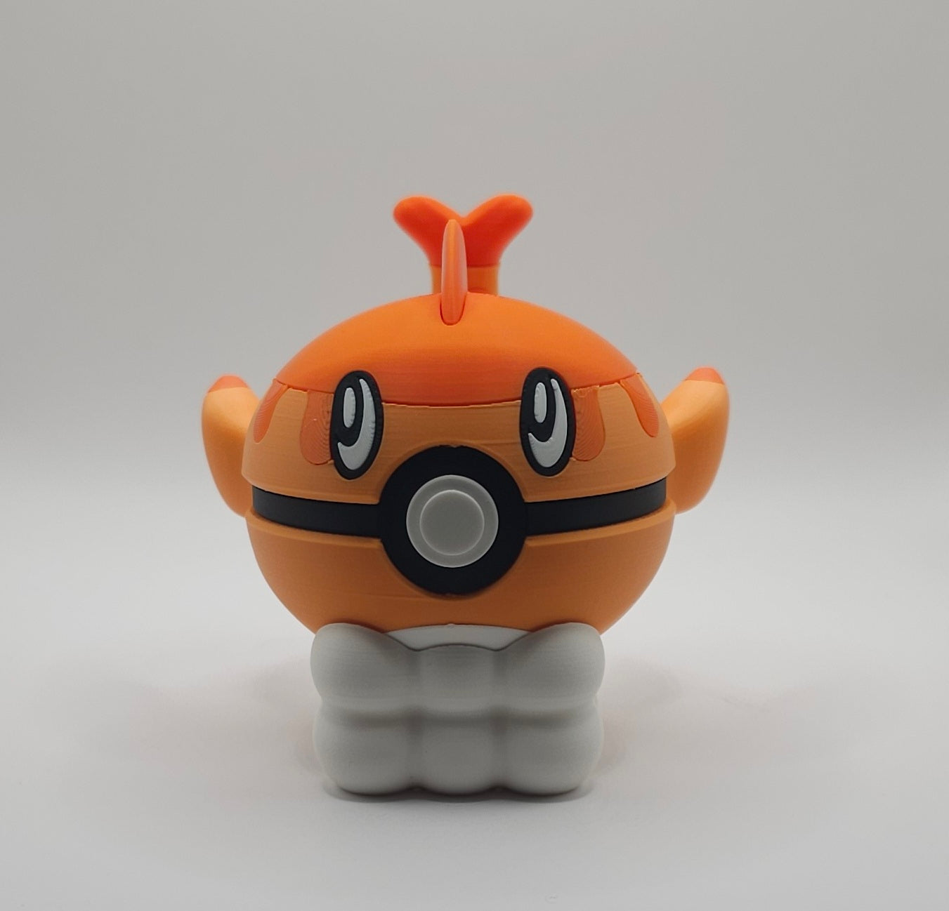 Pokemon Character Design- 3D Printed Pokeball- Tatsugiri- Unique Display Collectible