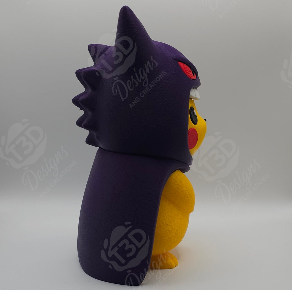 Pikachu x Gengar Poncho Figure