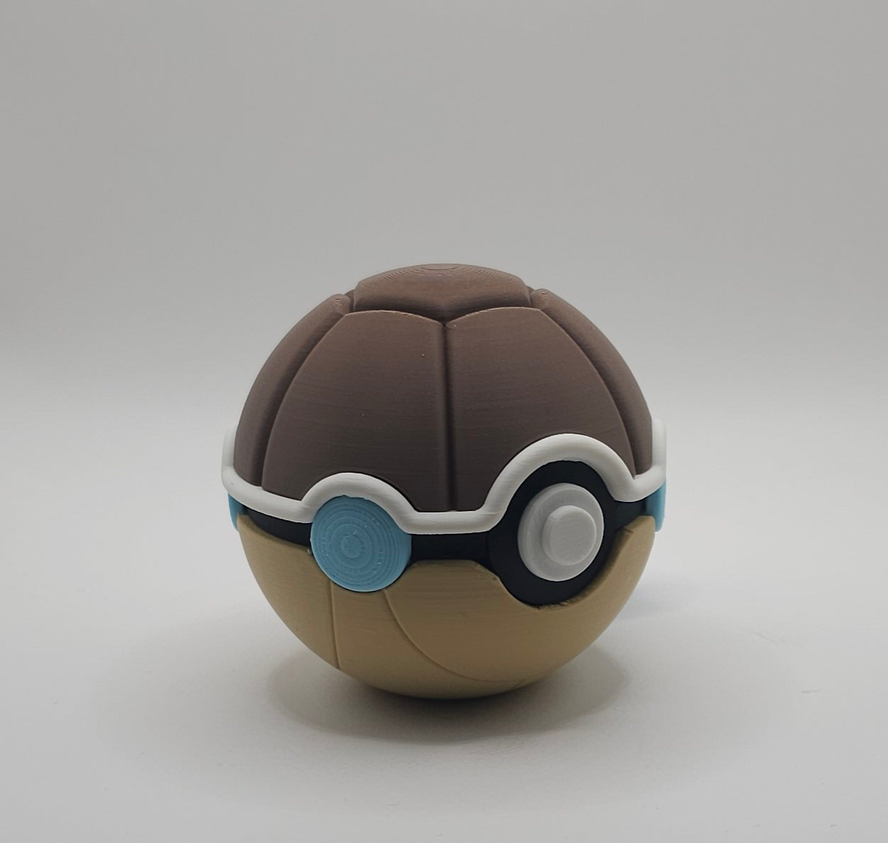 Pokemon Character Design 3D Printed Pokeball - Squirtle - Unique Display Collectible