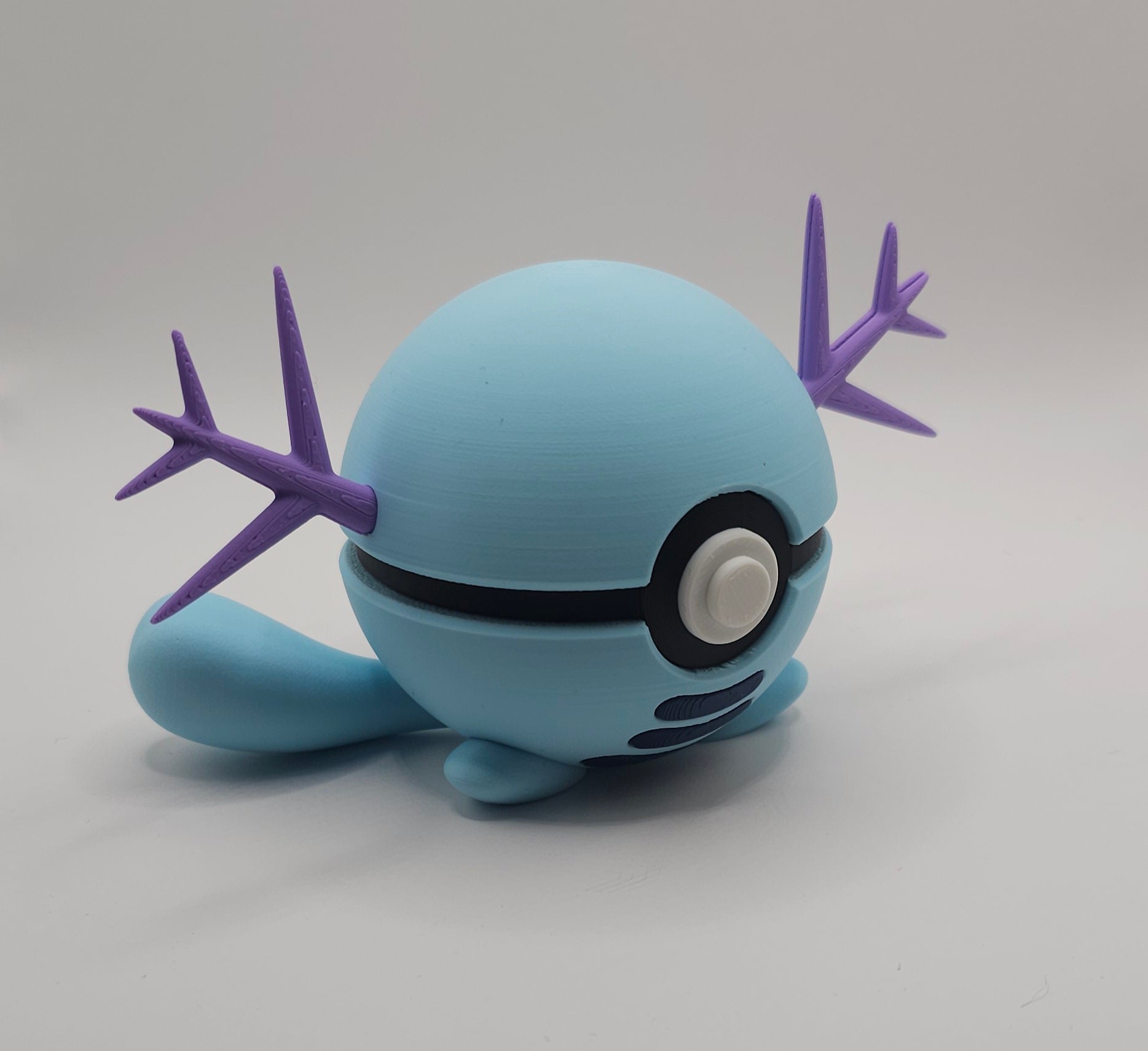 Pokemon Character Design - 3D Printed Pokeball - Wooper - Unique Display Collectible