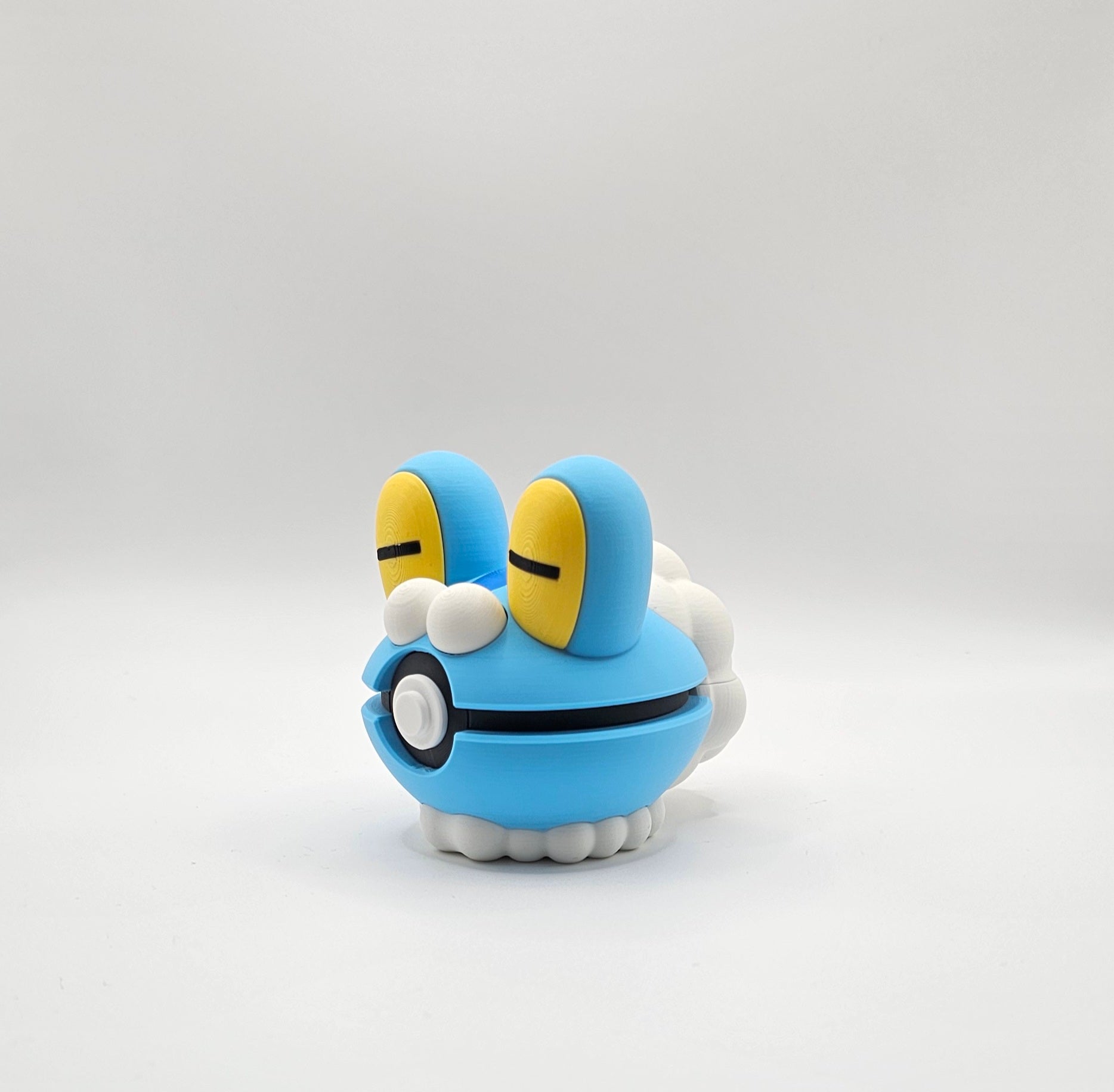 Pokemon Character Design- 3D Printed Pokeball- Froakie- Unique Display Collectible