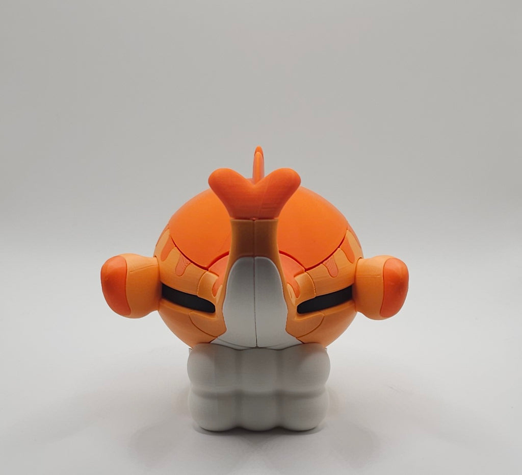 Pokemon Character Design- 3D Printed Pokeball- Tatsugiri- Unique Display Collectible