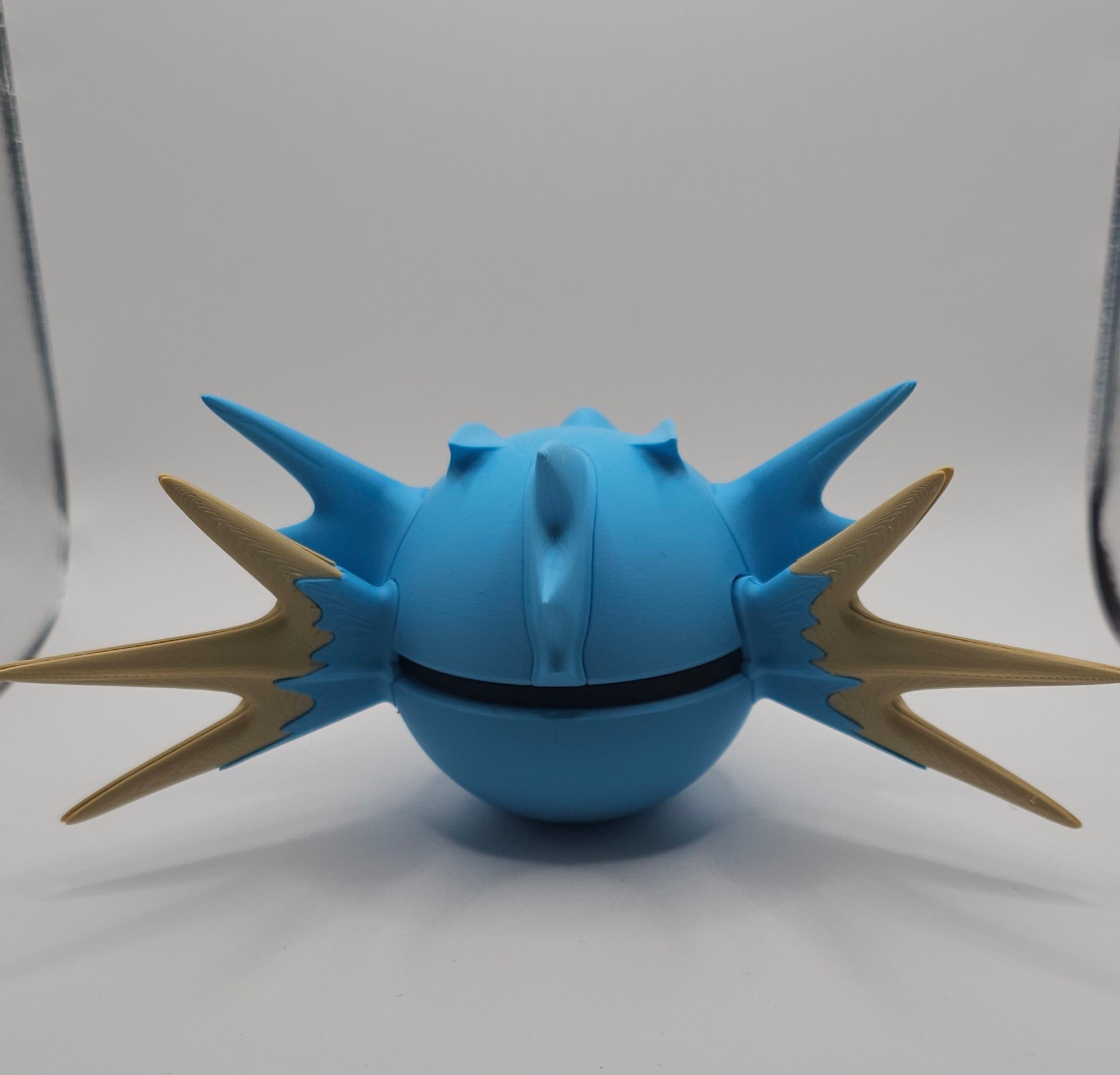 Pokemon Character Design- 3D Printed Pokeball- Seadra- Unique Display Collectible