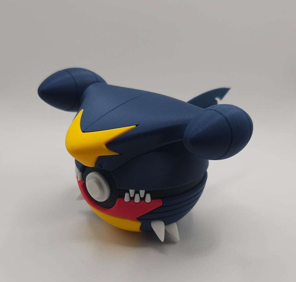 Pokemon Character Design - 3D Printed Pokeball - Garchomp - Unique Display Collectible