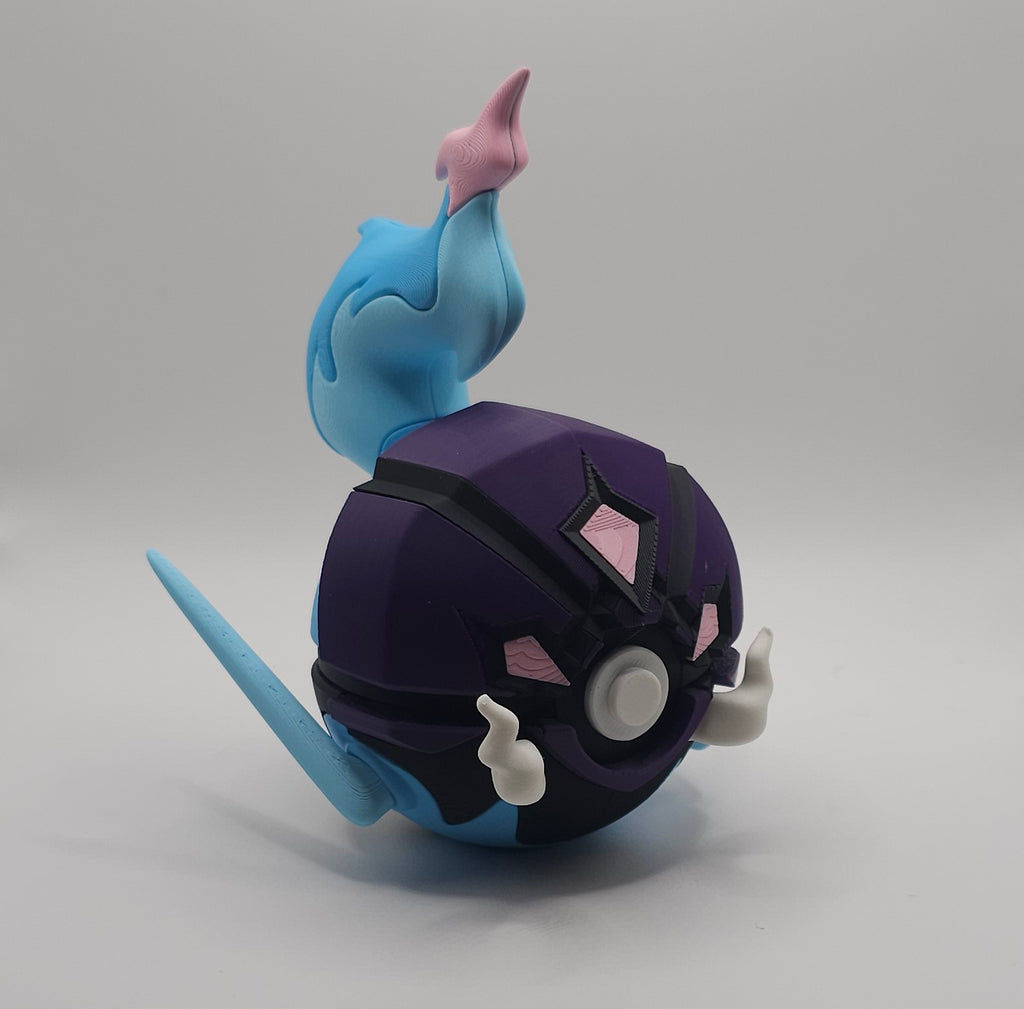 Pokemon Character Design- 3D Printed Pokeball- Ceruledge- Unique Display Collectible