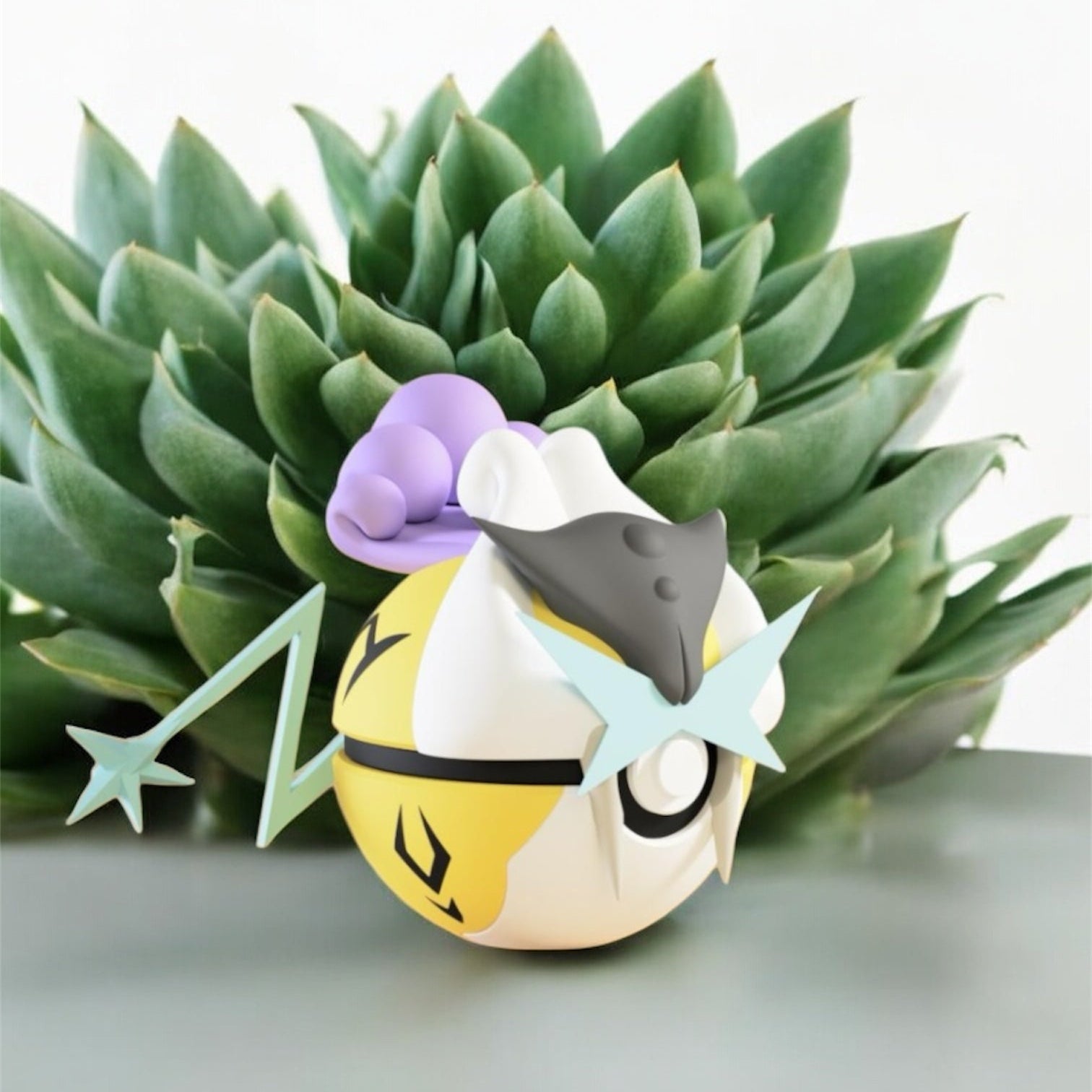 Pokemon Character Design - 3D Printed Pokeball - Raikou - Unique Display Collectible