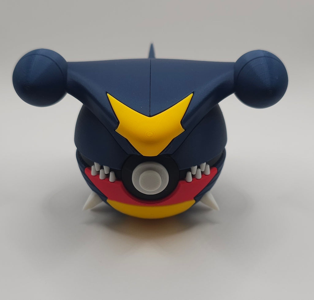 Pokemon Character Design - 3D Printed Pokeball - Garchomp - Unique Display Collectible