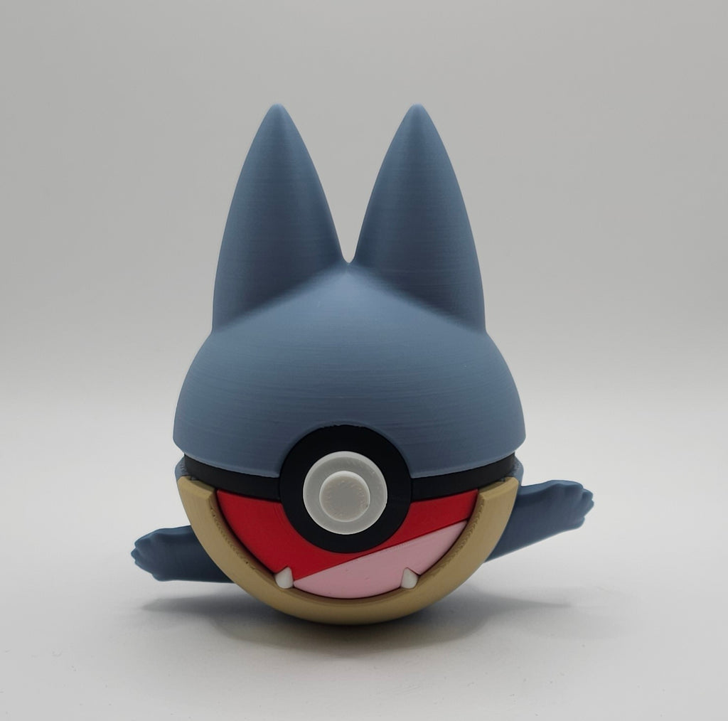 Pokemon Character Design- 3D Printed Pokeball- Munchlax - Unique Display Collectible