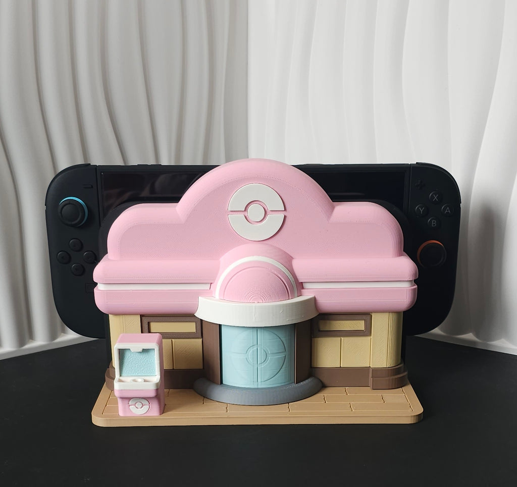 Pokopia Switch Dock- 3D Printed- Unique Display Fan Art Collectible