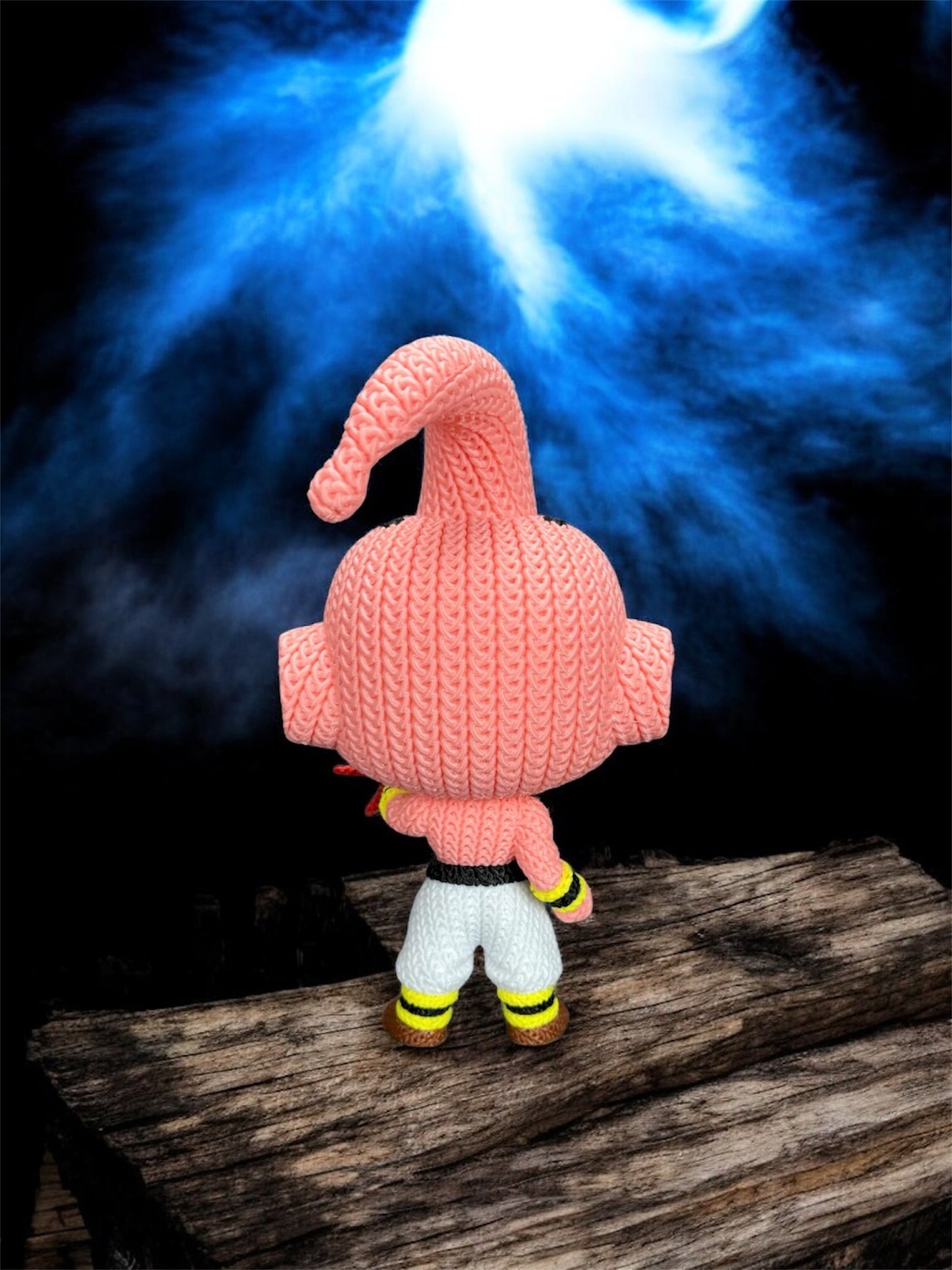 Knitted Design - 3D Printed Dragonball Z Character Figures - Unique Display Collectibles