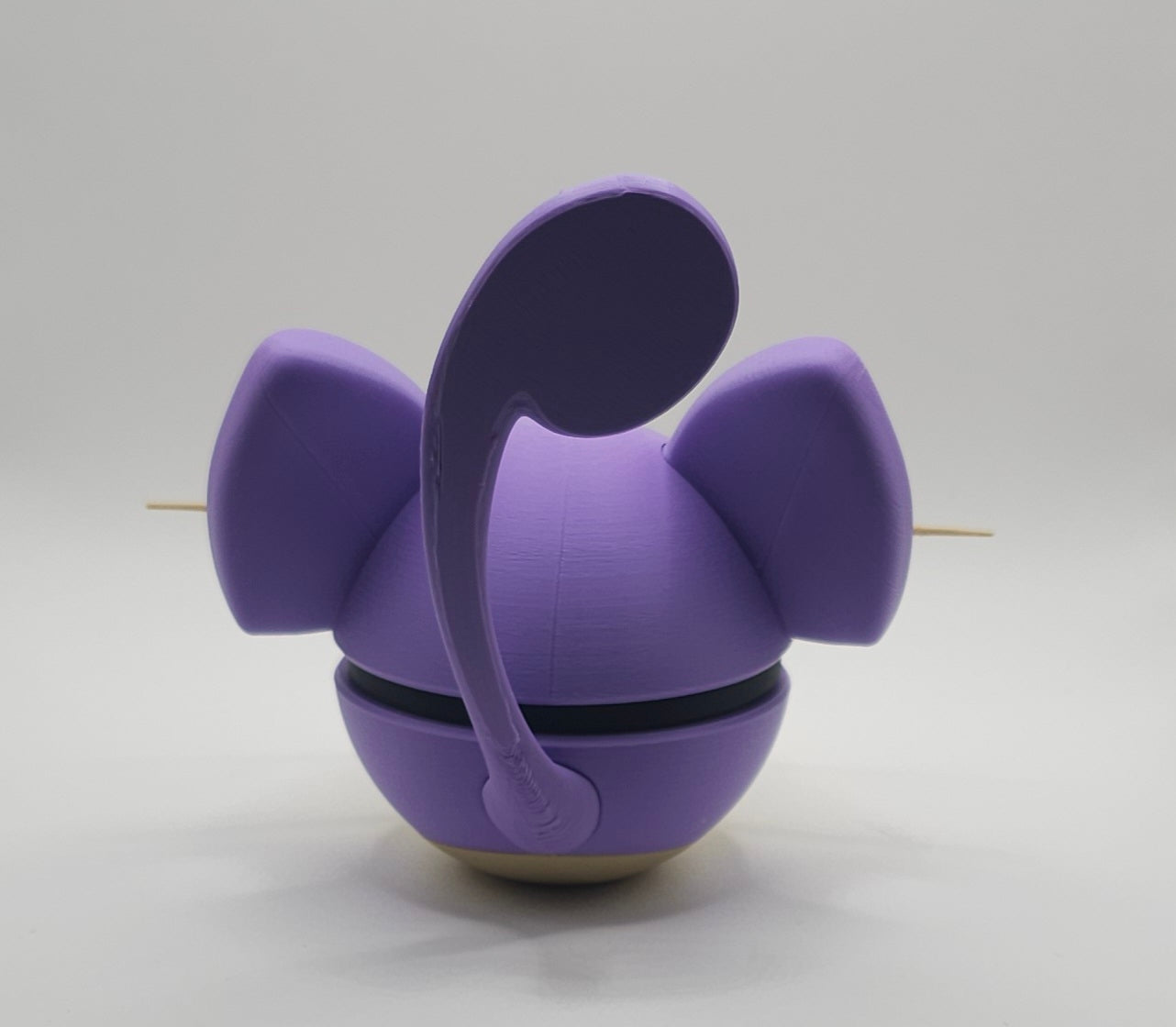 Pokemon Character Design - 3D Printed Pokeball - Rattata - Unique Display Collectible
