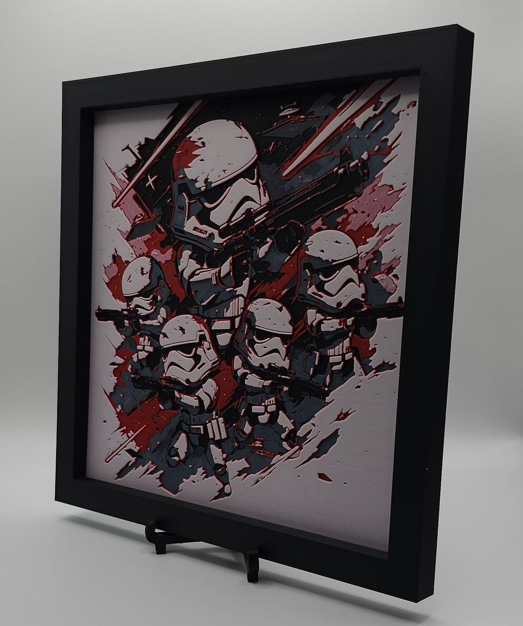 Sci-Fi Inspired Design HueForge- 3D Printed Wall Art- Unique Display Collectible
