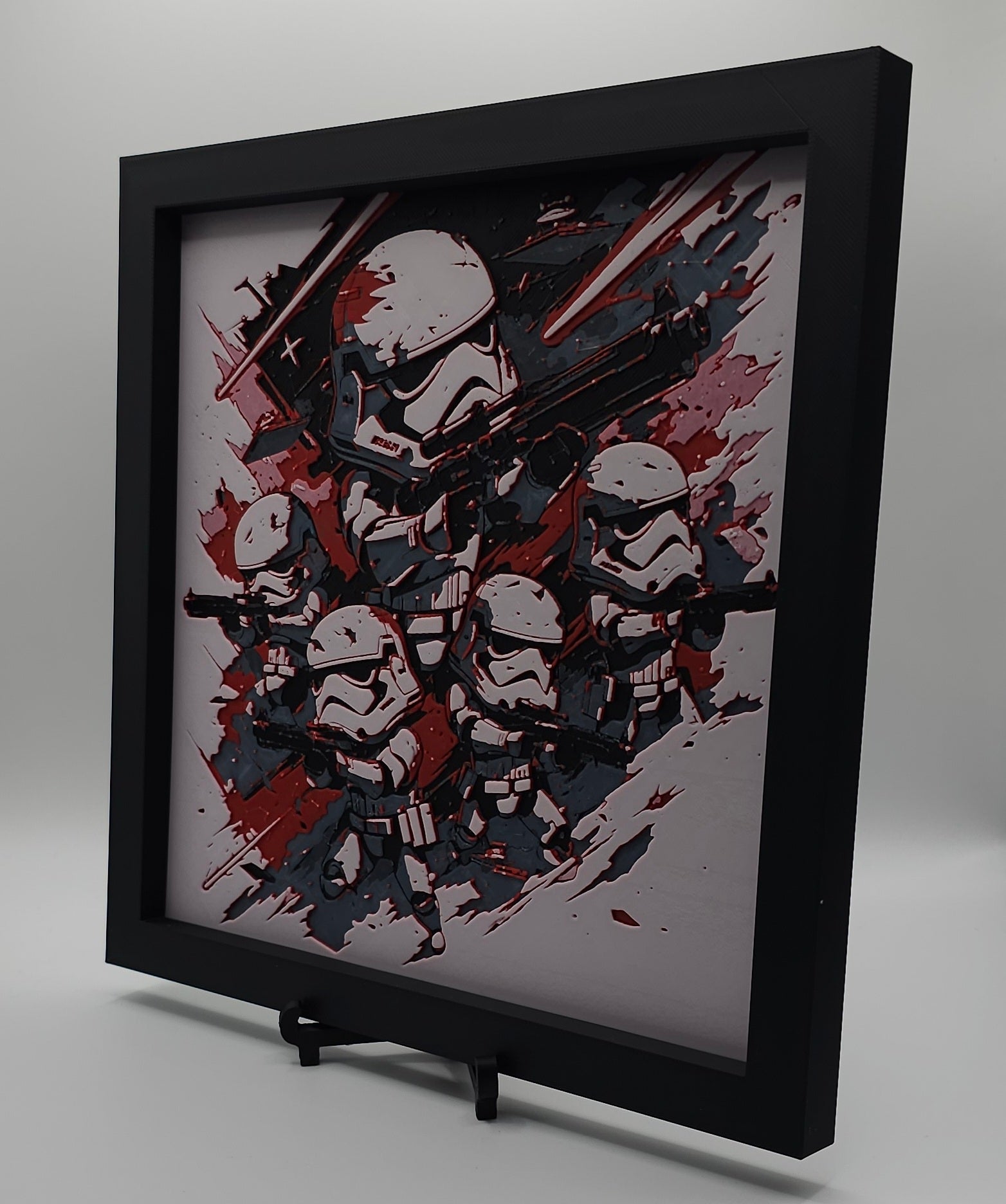 Sci-Fi Inspired Design HueForge- 3D Printed Wall Art- Unique Display Collectible