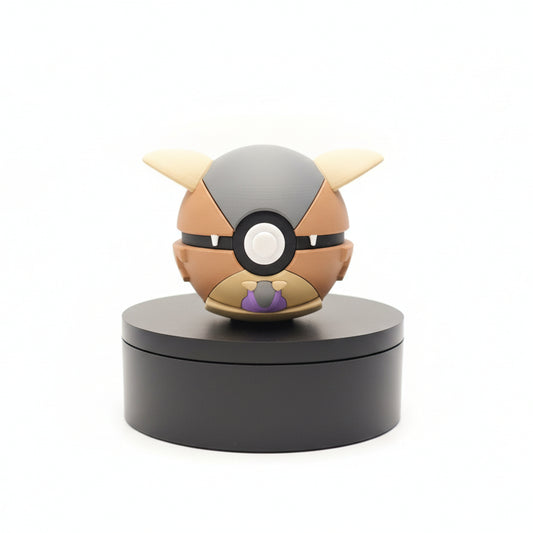 Pokemon Character Design- 3D Printed Pokeball- Kangaskhan- Unique Display Collectible
