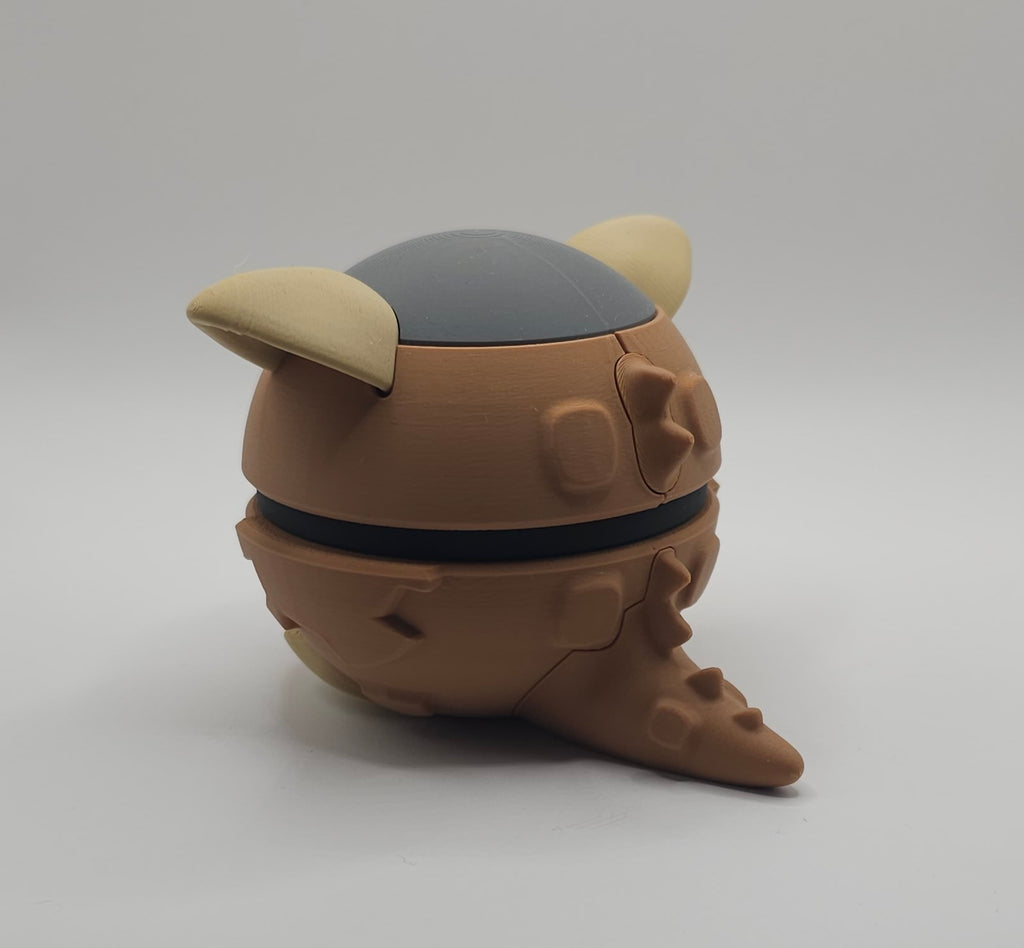 Pokemon Character Design- 3D Printed Pokeball- Kangaskhan- Unique Display Collectible