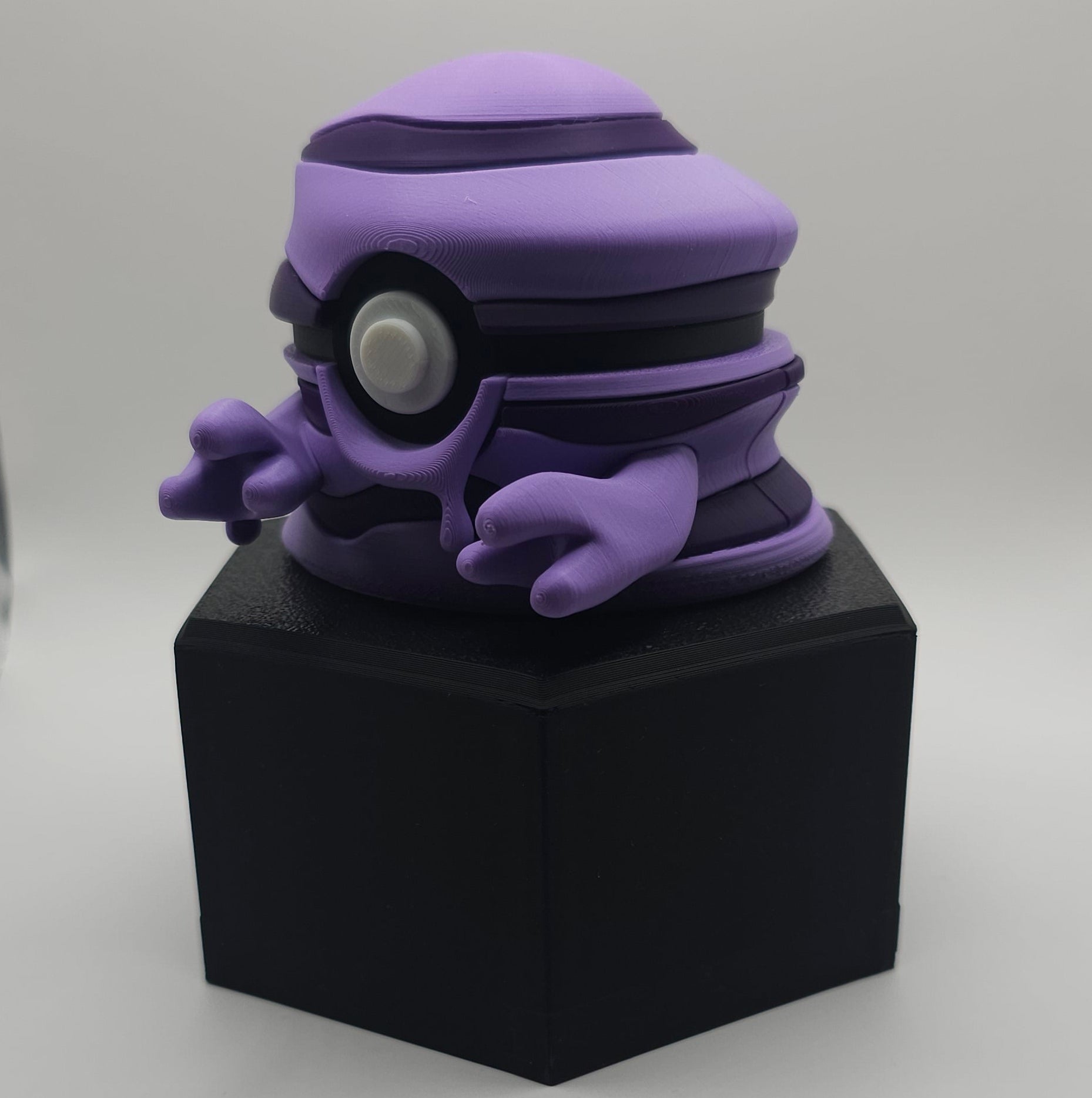 Pokemon Character Design- 3D Printed Pokeball- Grimer- Unique Display Collectible