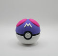 Pokemon 3D Printed Pokeball- Master Ball Design- Unique Display Collectible