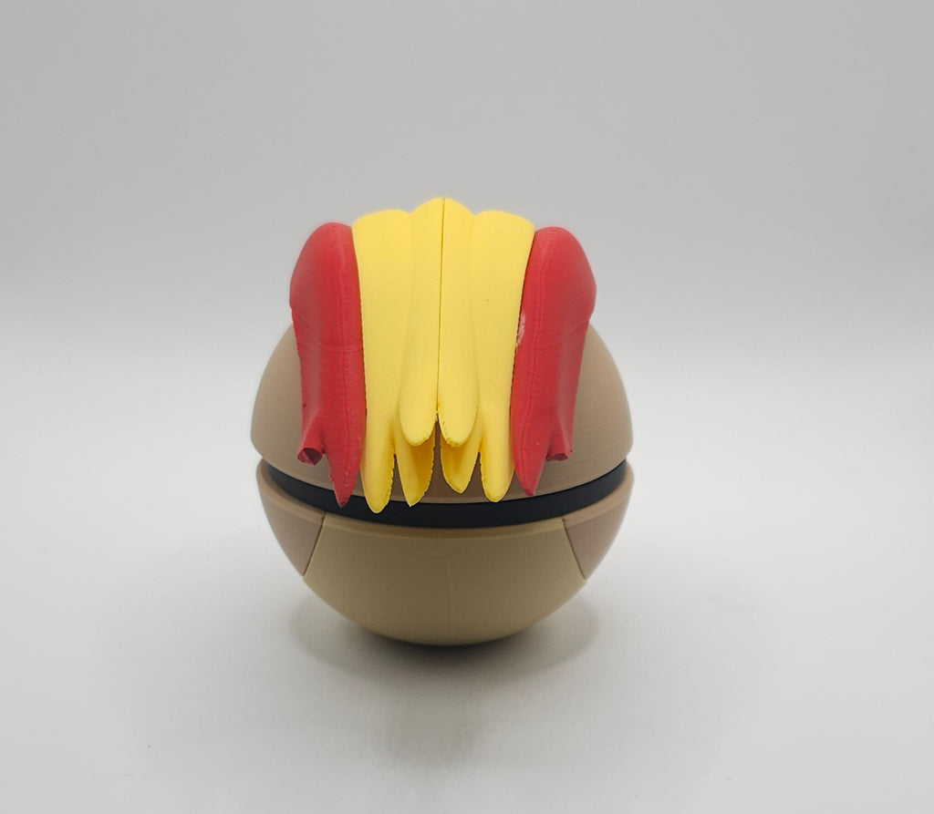 Pokemon Character Design - 3D Printed Pokeball - Pidgeot - Unique Display Collectible