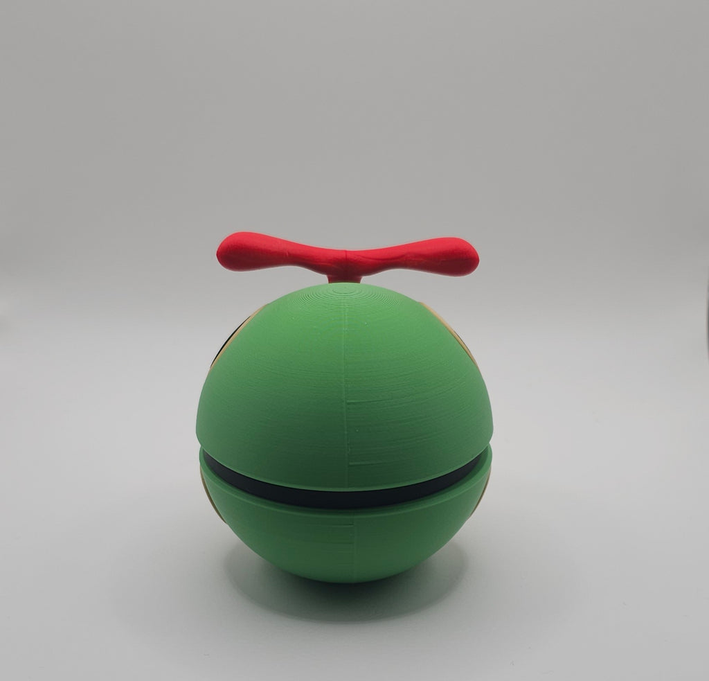 Pokemon Character Design - 3D Printed Pokeball - Caterpie - Unique Display Collectible