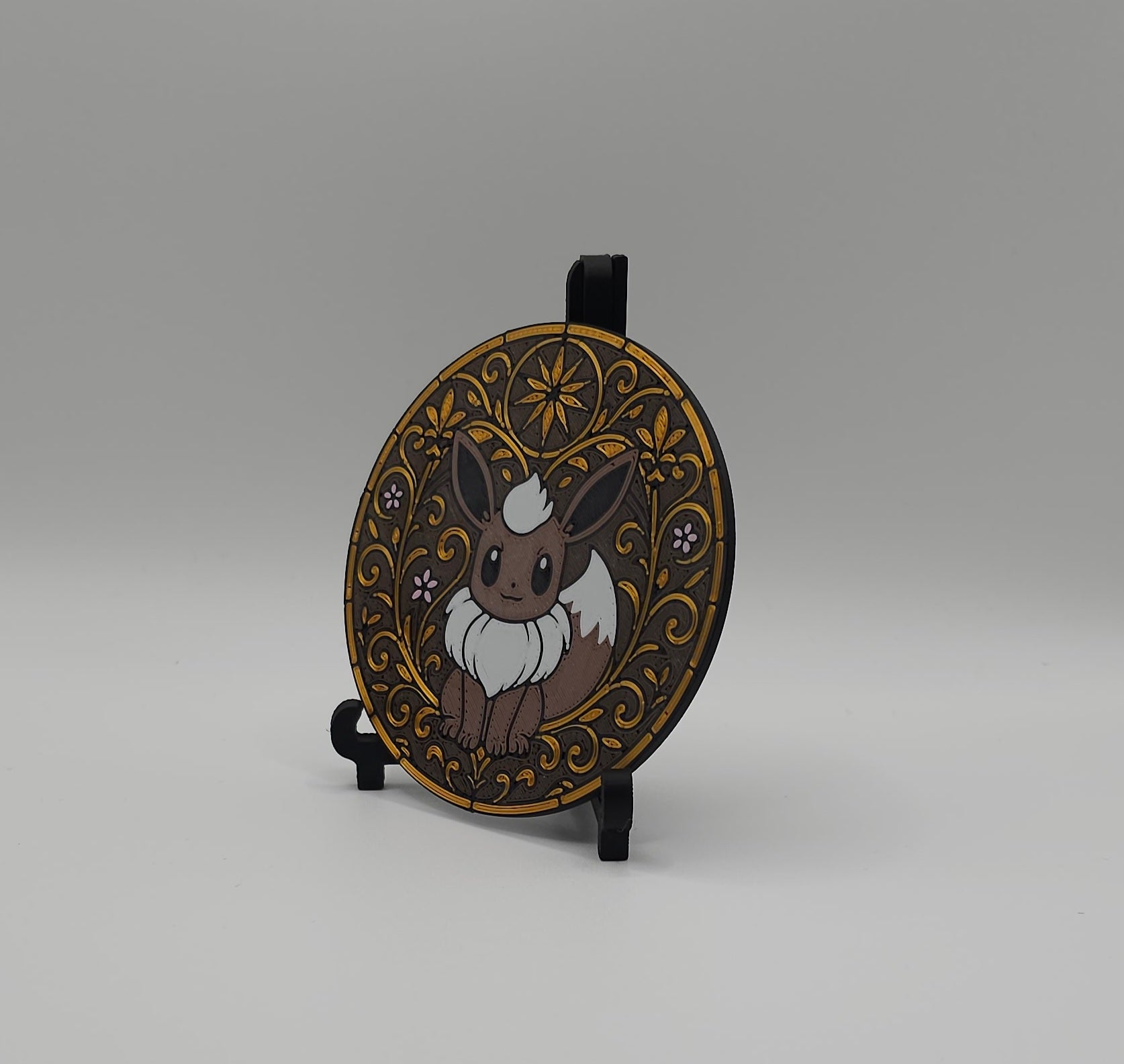 Eeveelutions Stained Glass Inspired- 3D Printed Wall/Door Decor