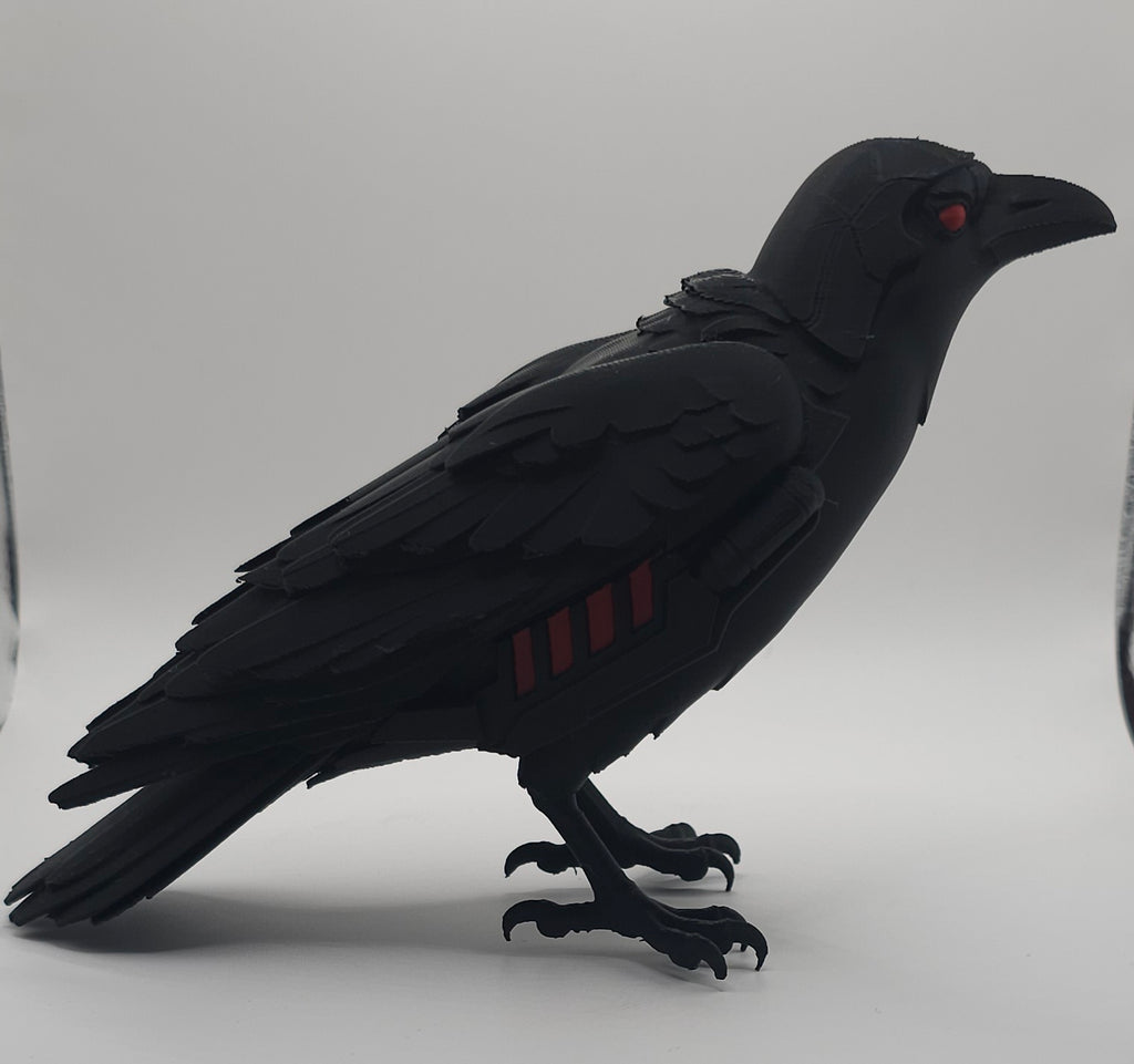 Mephisto Bird- 3D Printed Figure- Unique Display Collectible