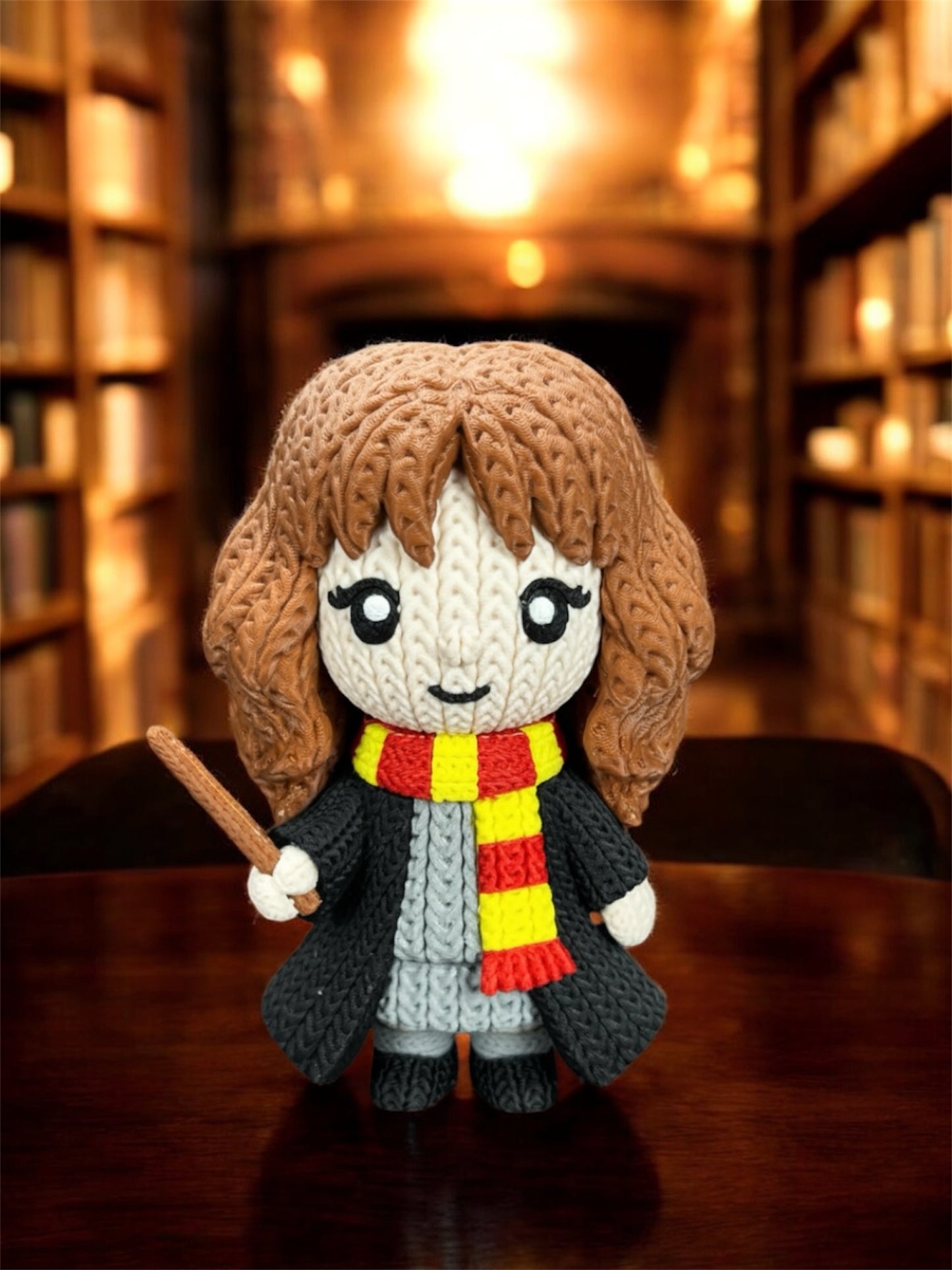 Knitted Design - 3D Printed Harry Potter and Friends Character Figures - Unique Display Collectible