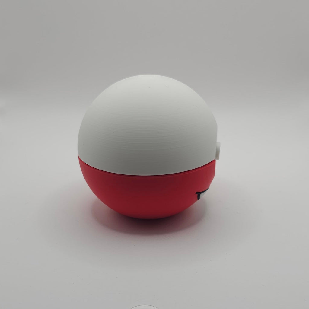 Pokemon Character Design - 3D Printed Pokeball - Electrode - Unique Display Collectible