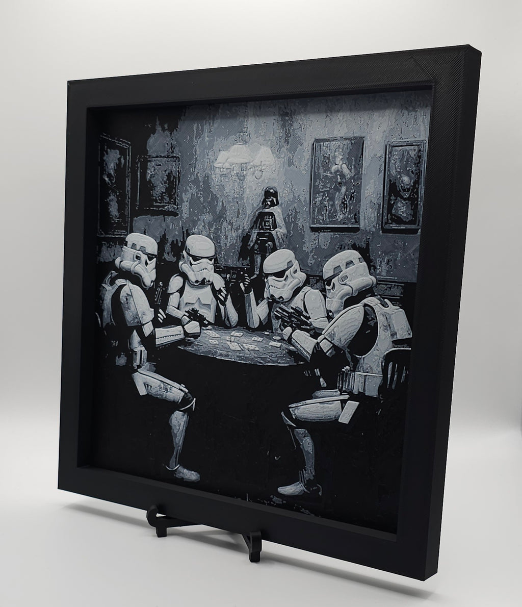 Sci-Fi Inspired Design HueForge- 3D Printed Wall Art- Unique Display Collectible