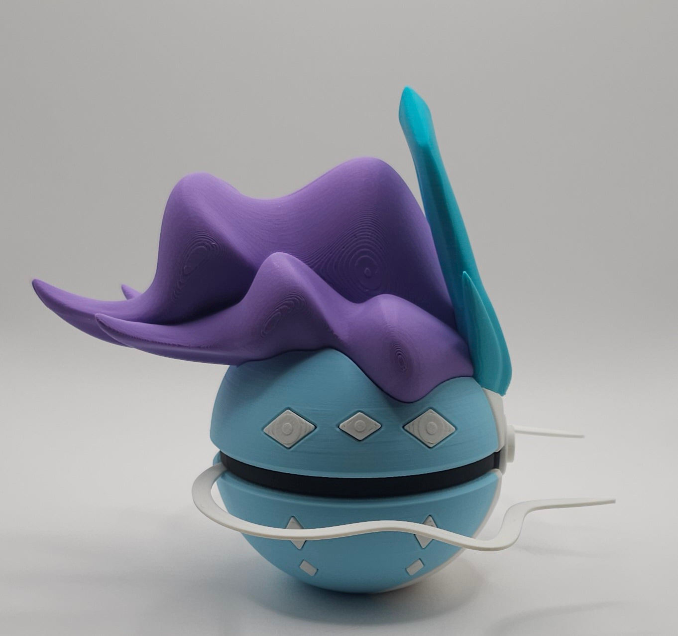 Pokemon Character Design - 3D Printed Pokeball - Suicune - Unique Display Collectible