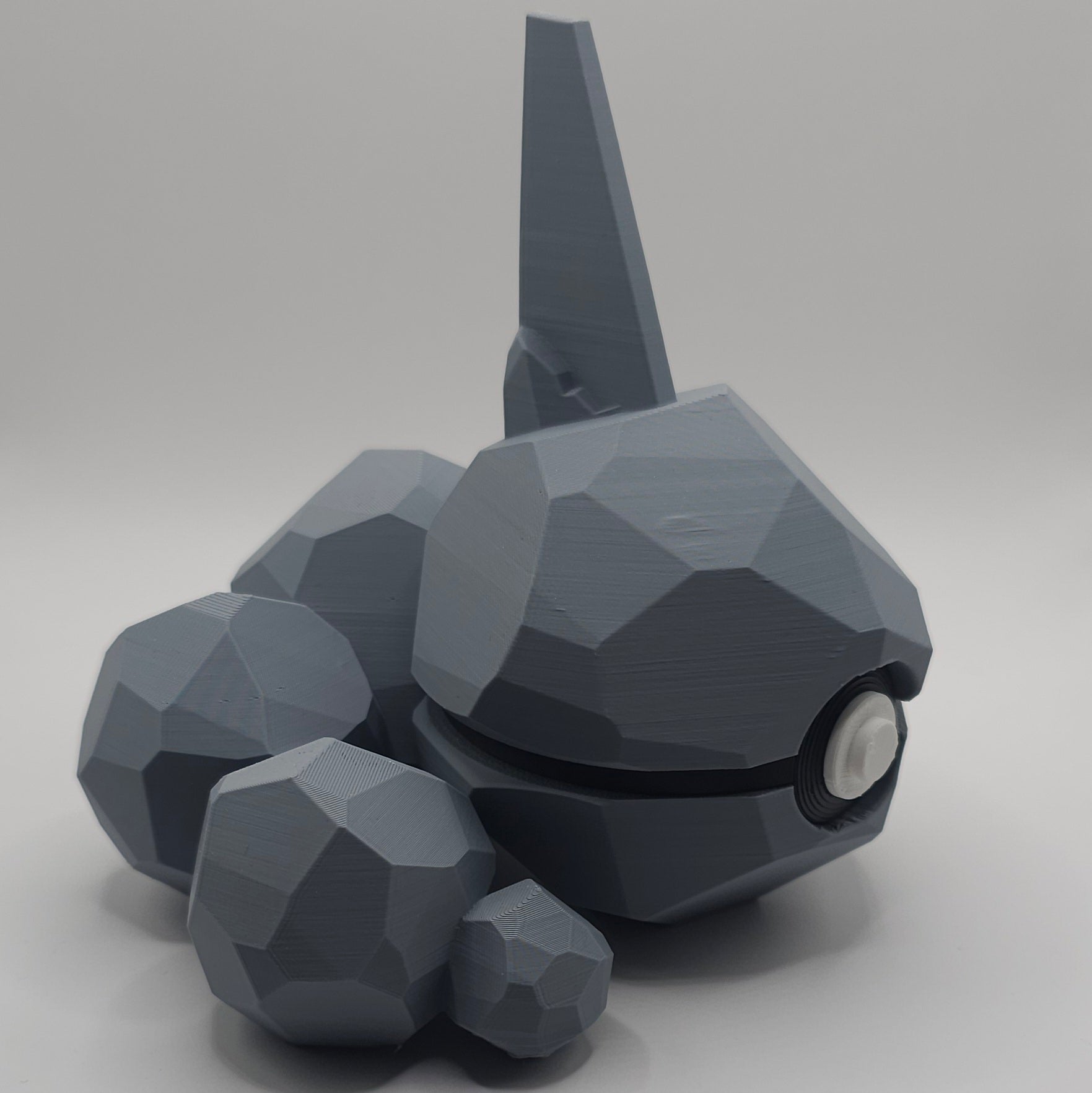 Pokemon Character Design - 3D Printed Pokeball - Onix - Unique Display Collectible
