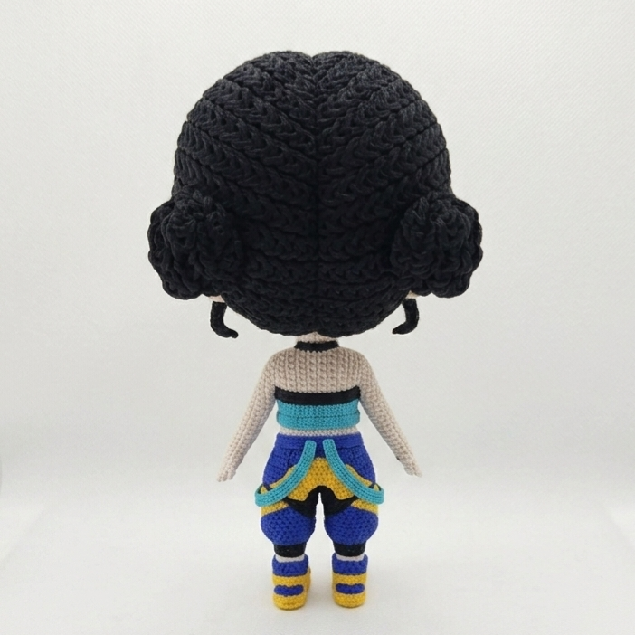 Knitted Design- 3D Printed K-Pop Demon Hunter Figures- Unique Display Collectible