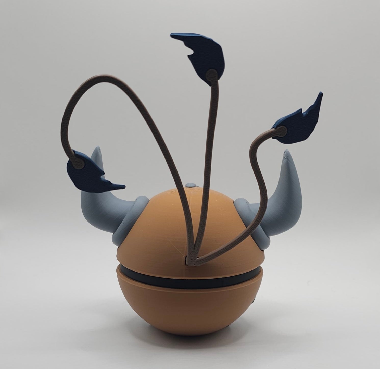 Pokemon Character Design - 3D Printed Pokeball - Tauros - Unique Display Collectible
