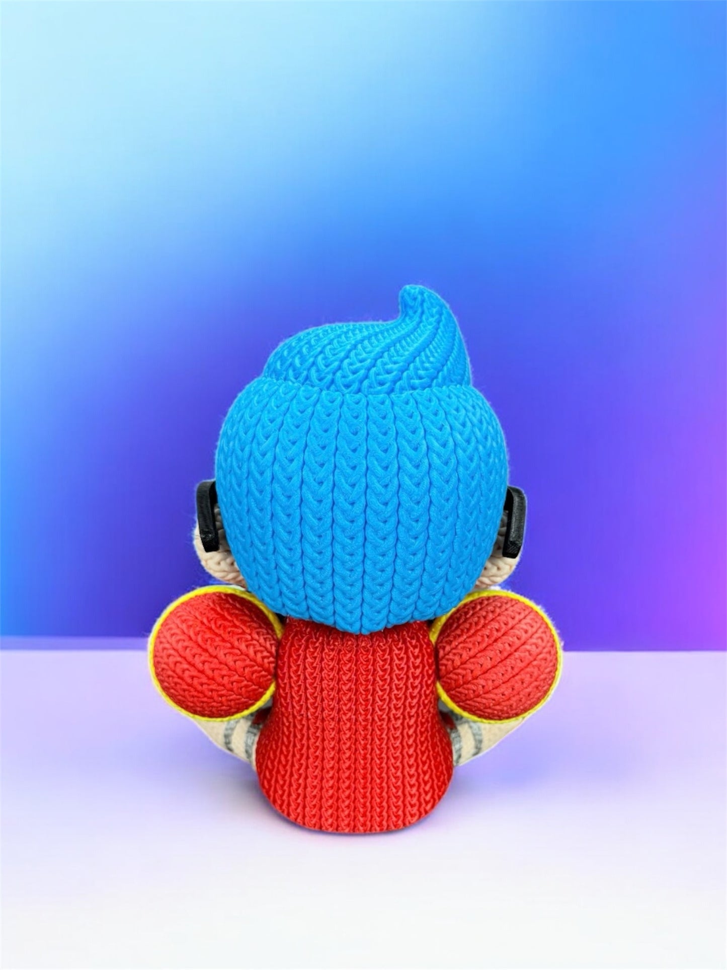 Knitted Design - 3D Printed One Piece Inspired Character Figures - Unique Display Collectibles