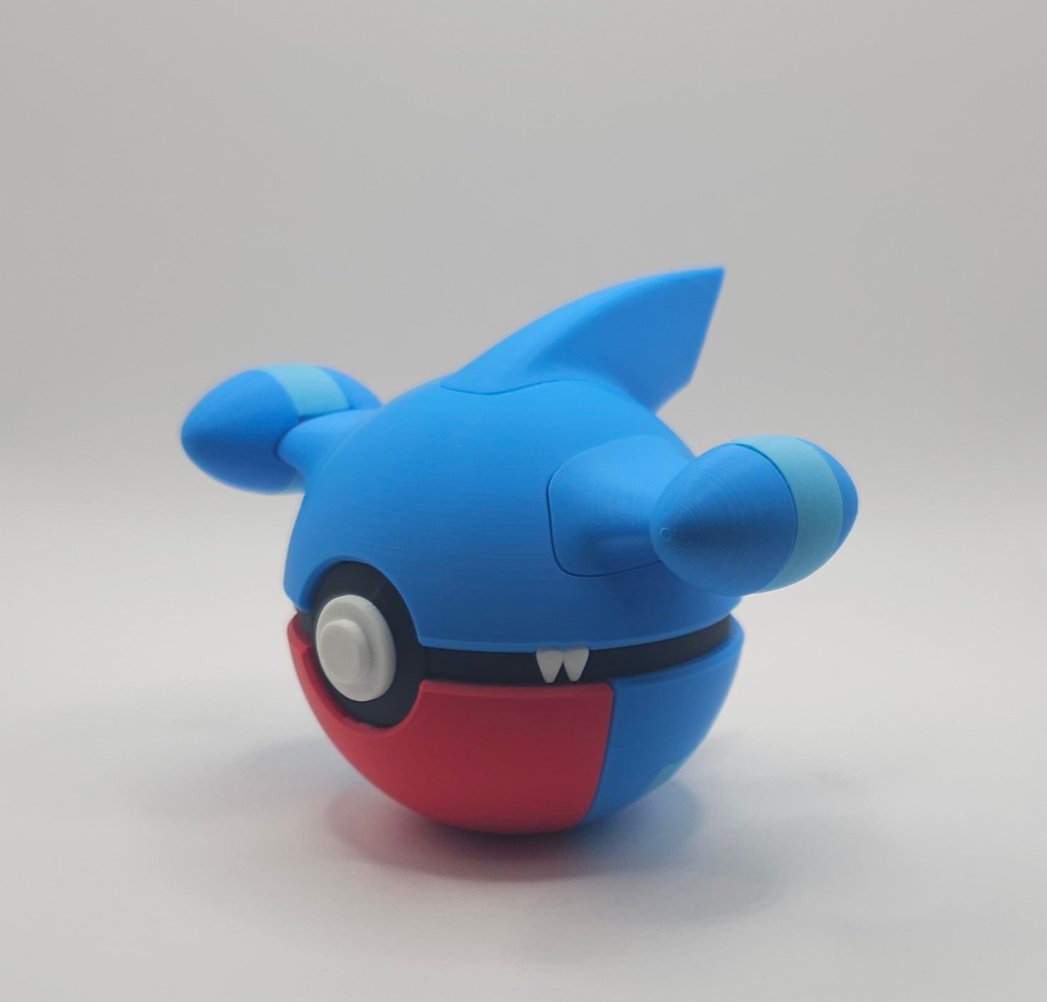 Pokemon Character Design- 3D Printed Pokeball- Gible- Unique Display Collectible