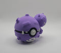 Pokemon Character Design - 3D Printed Pokeball - Weezing - Unique Display Collectible