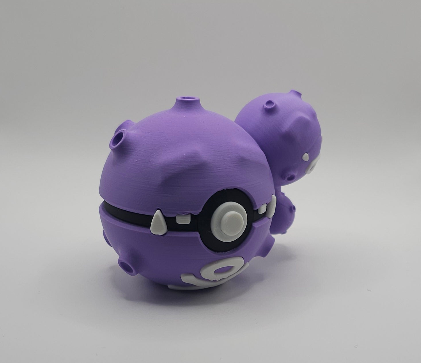 Pokemon Character Design - 3D Printed Pokeball - Weezing - Unique Display Collectible