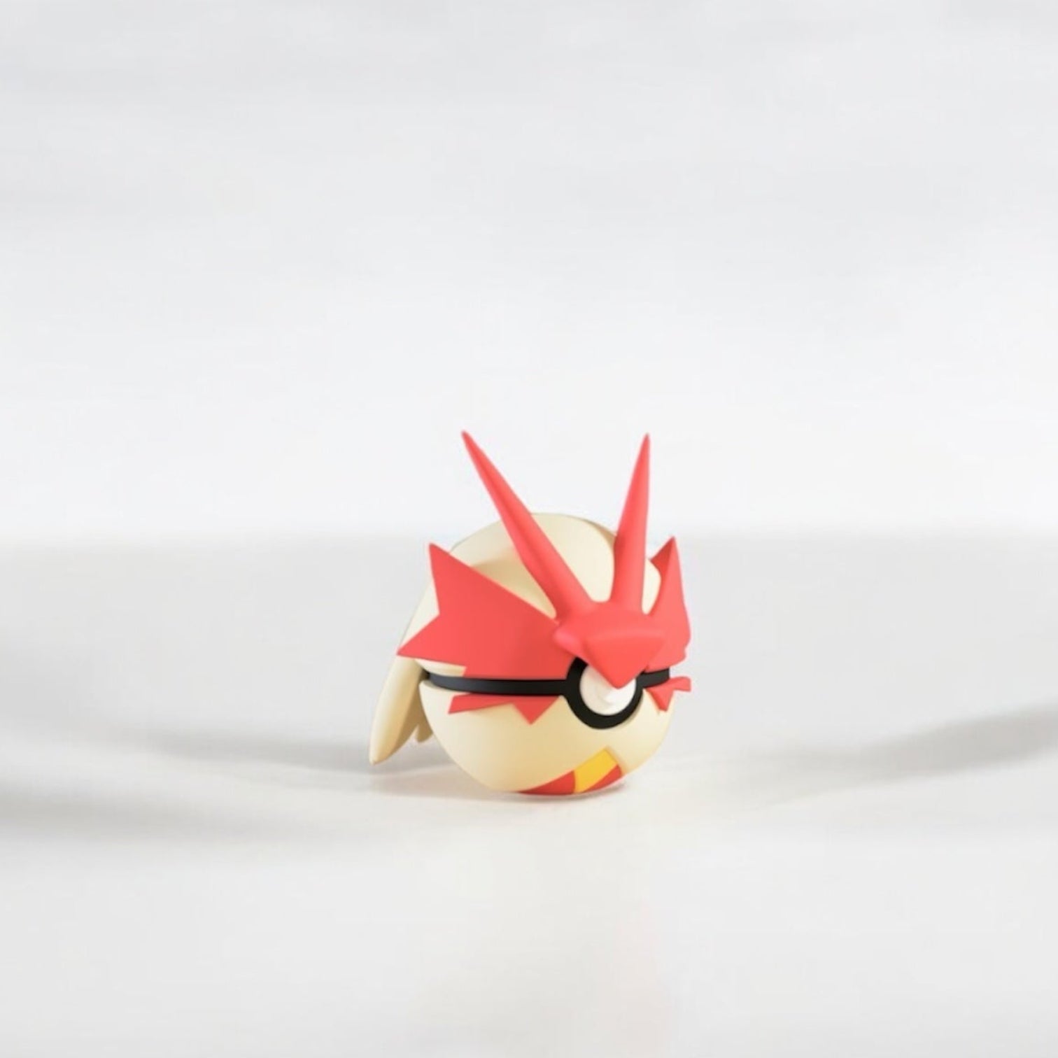 Pokemon Character Design- 3D Printed Pokeball- Blaziken- Unique Display Collectible