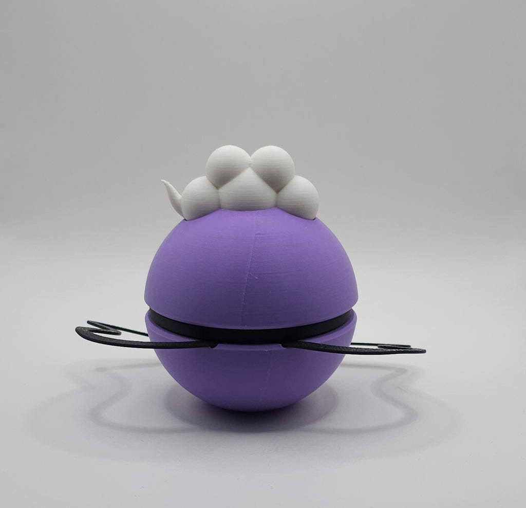 Pokemon Character Design- 3D Printed Pokeball- Drifloon - Unique Display Collectible