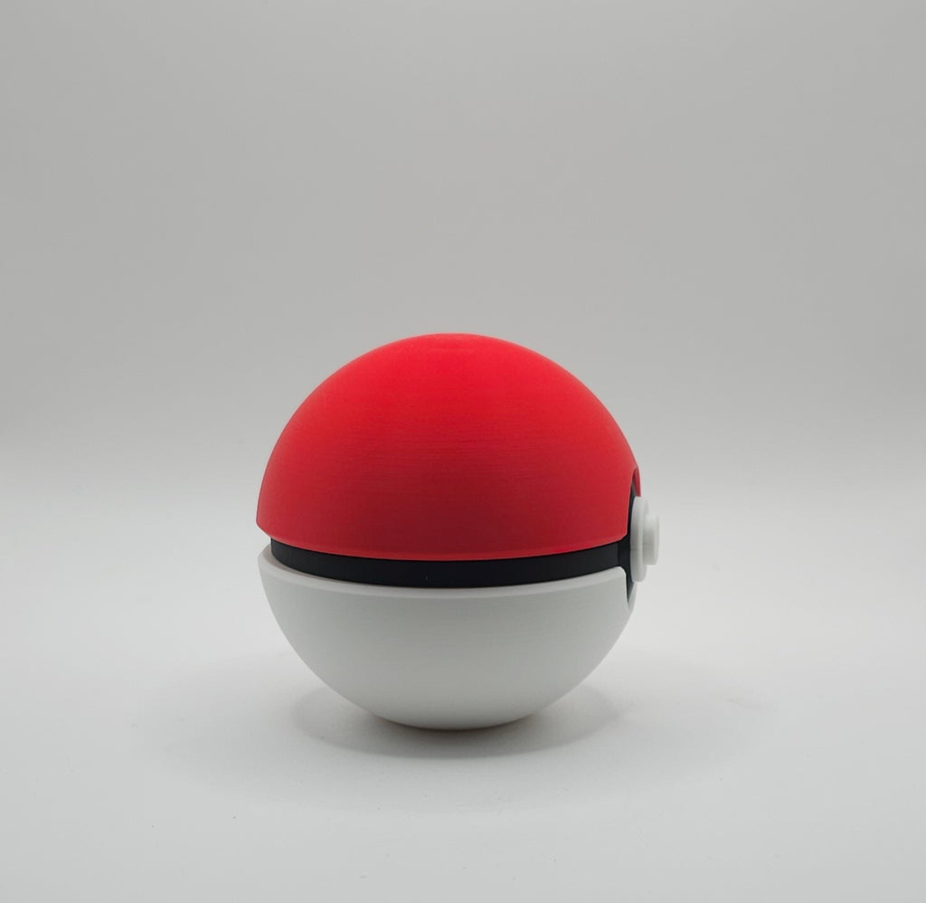 Pokemon 3D Printed Pokeball- Original Pokeball Design- Unique Fan Art Collectible