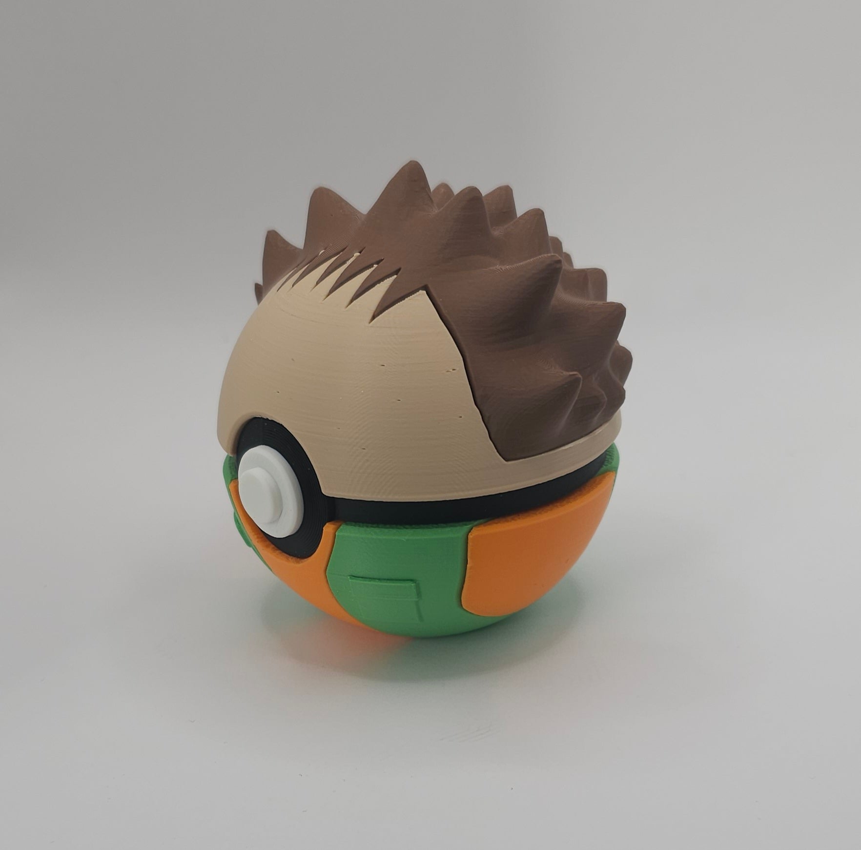 Pokemon Character Design- 3D Printed Pokeball- Ash, Brock & Misty- Unique Display Collectible