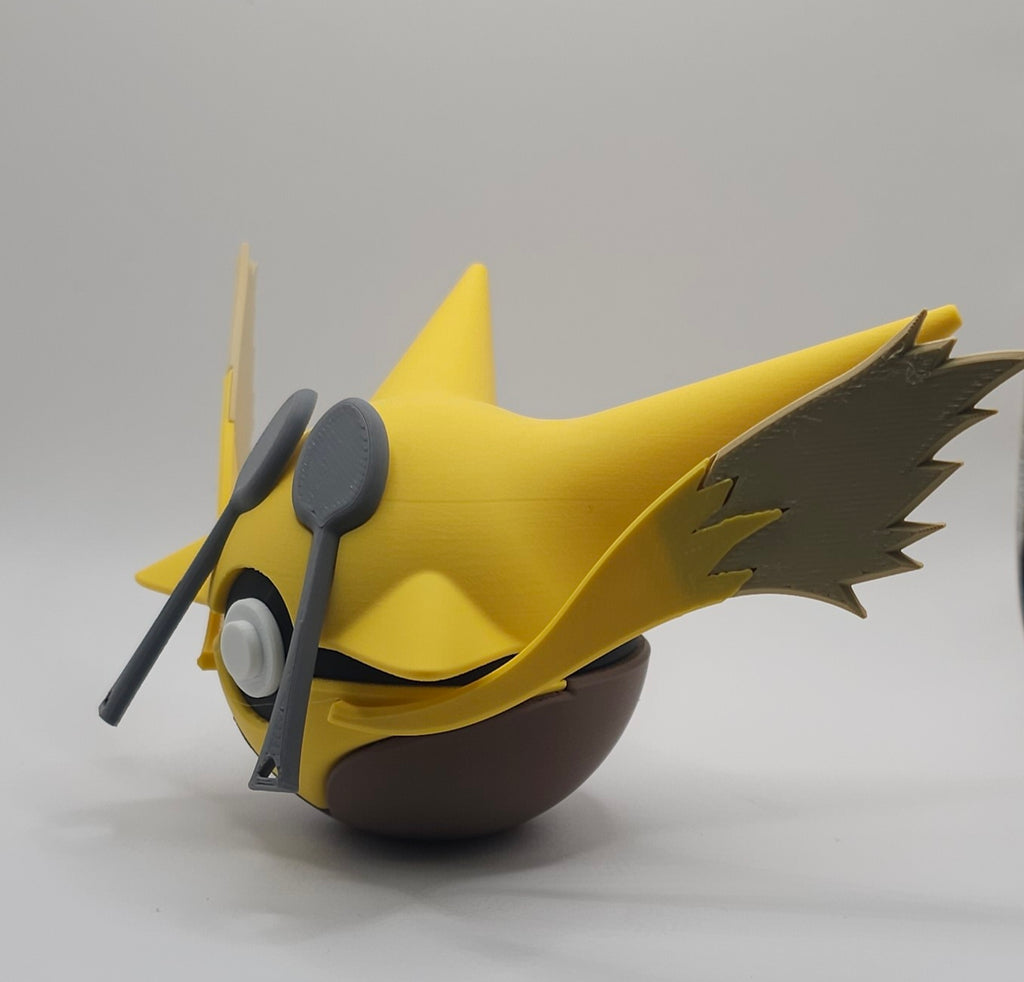 Pokemon Character Design - 3D Printed Pokeball - Alakazam - Unique Display Collectible