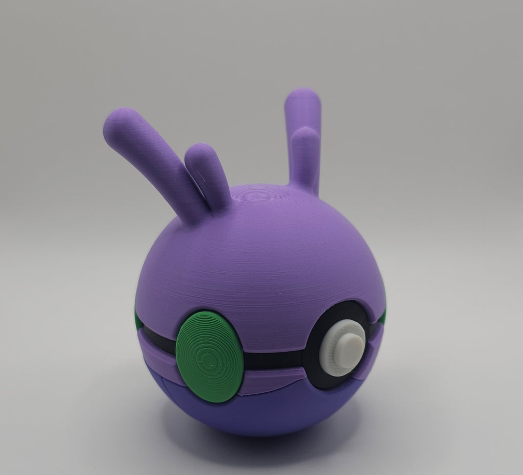 Pokemon Character Design - 3D Printed Pokeball - Goomy - Unique Display Collectible