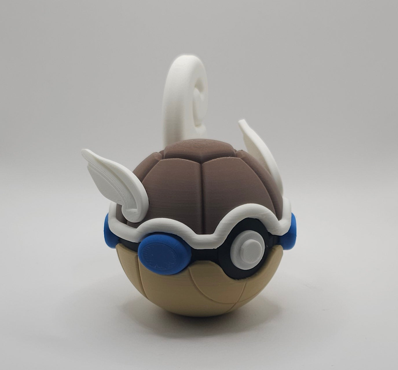 Pokemon Character Design - 3D Printed Pokeball - Wartortle - Unique Display Collectible