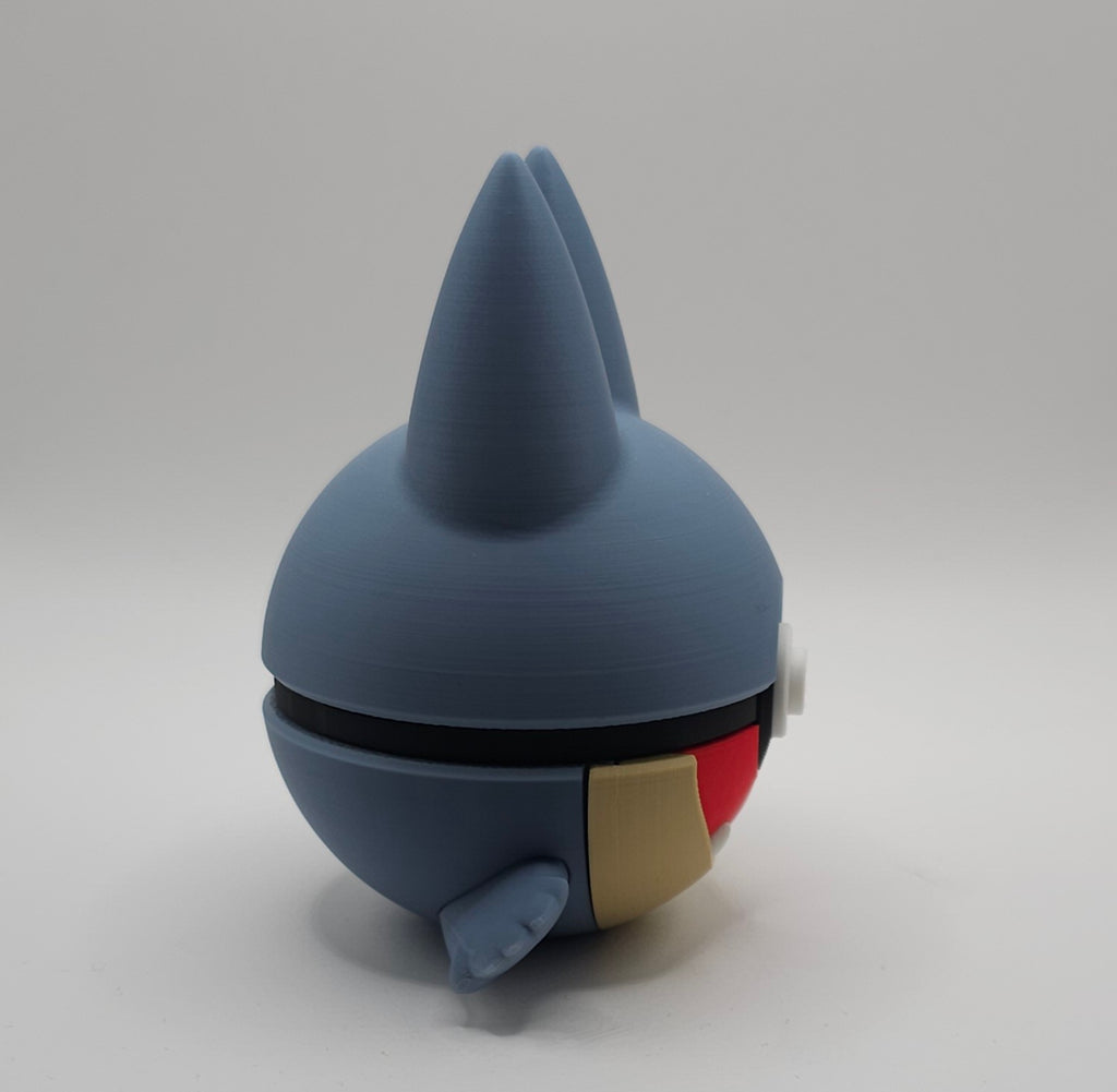 Pokemon Character Design- 3D Printed Pokeball- Munchlax - Unique Display Collectible