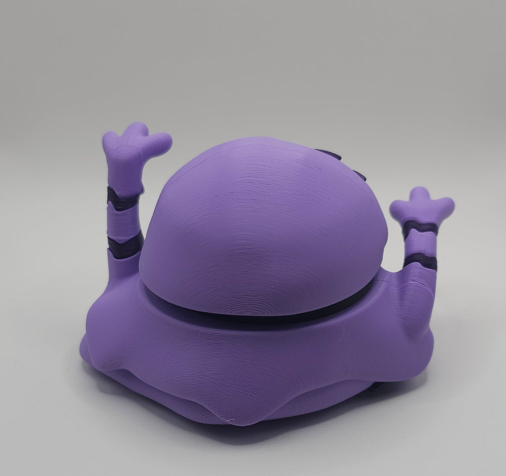 Pokemon Character Design- 3D Printed Pokeball- Muk- Unique Display Collectible