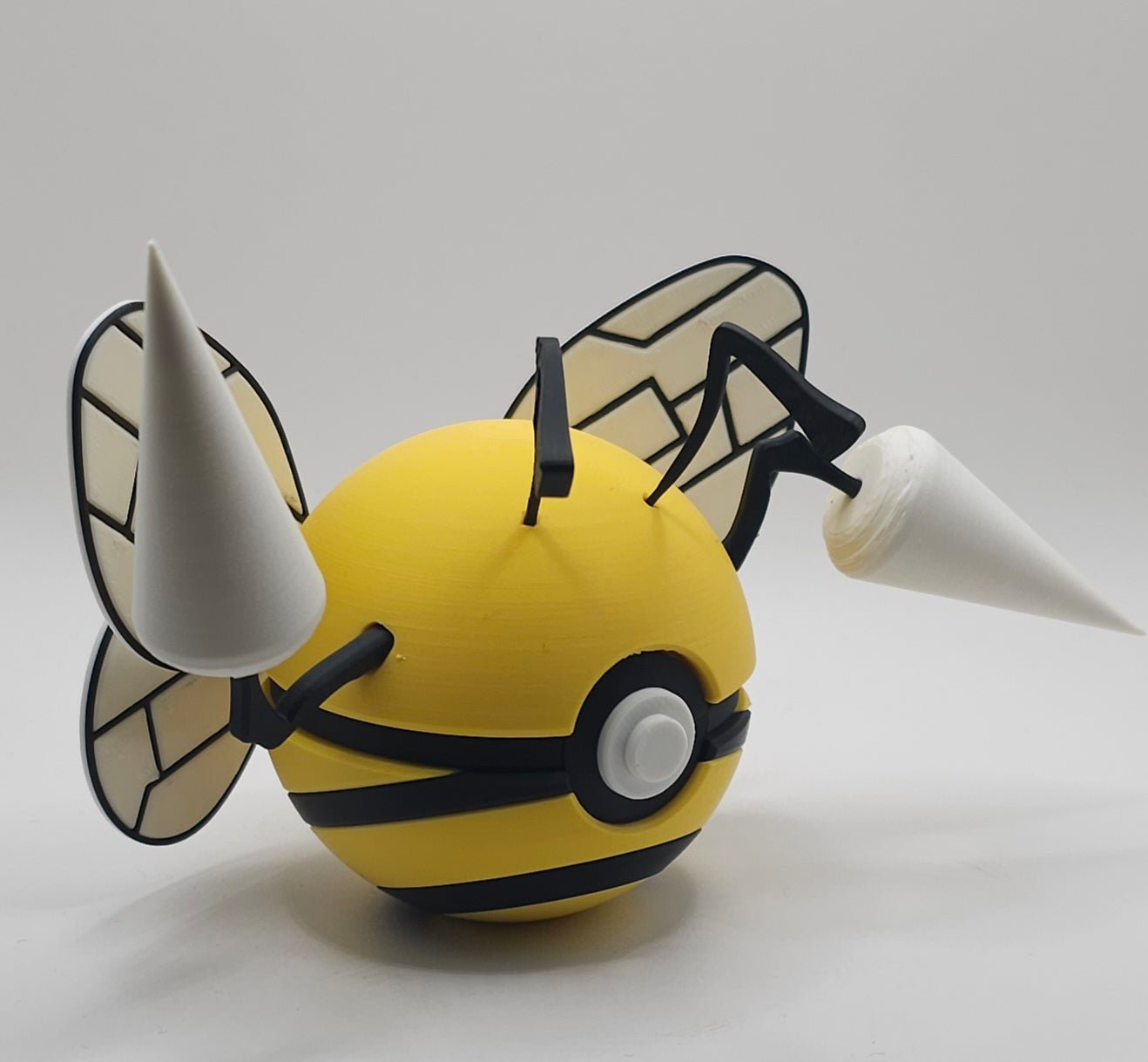 Pokemon Character Design - 3D Printed Pokeball - Beedrill - Unique Display Collectible