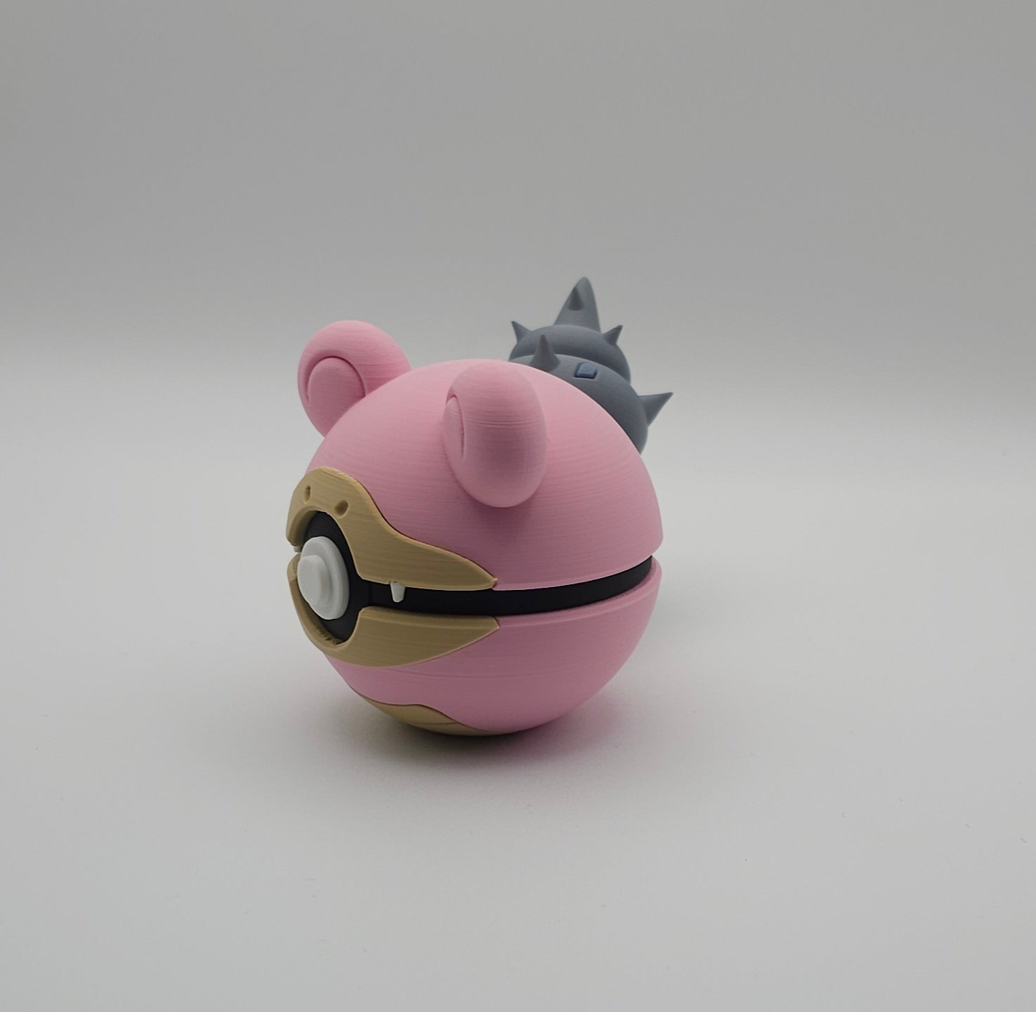 Pokemon Character Design- 3D Printed Pokeball- Slowbro - Unique Display Collectible